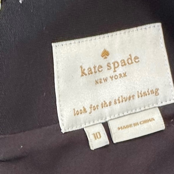 Kate Spade Crepe Flounce Dress Size 10 - Picture 7 of 17
